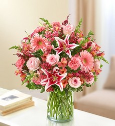 Sincerest Sorrow - All Pink Davenport Florist - Same Day Flower Delivery - Flower Power 